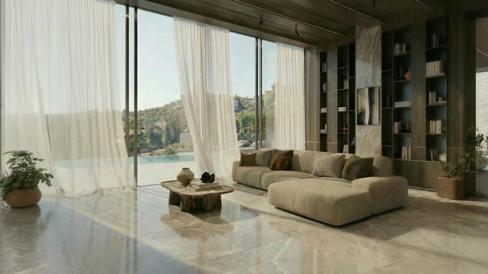 Featured circular living room collection